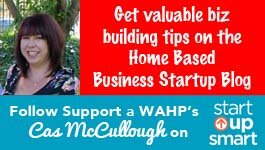 follow Support a WAHP's Cas McCullough on Startup Smart